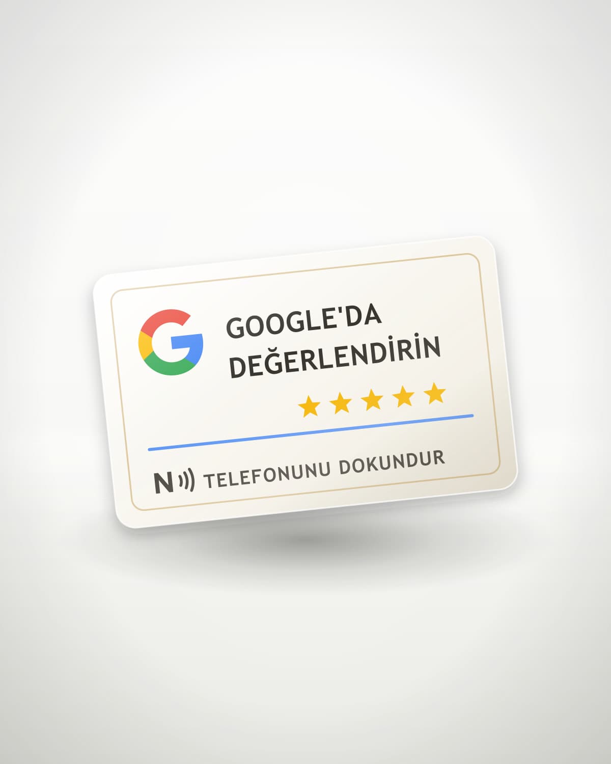 Google Yorum NFC Kartı