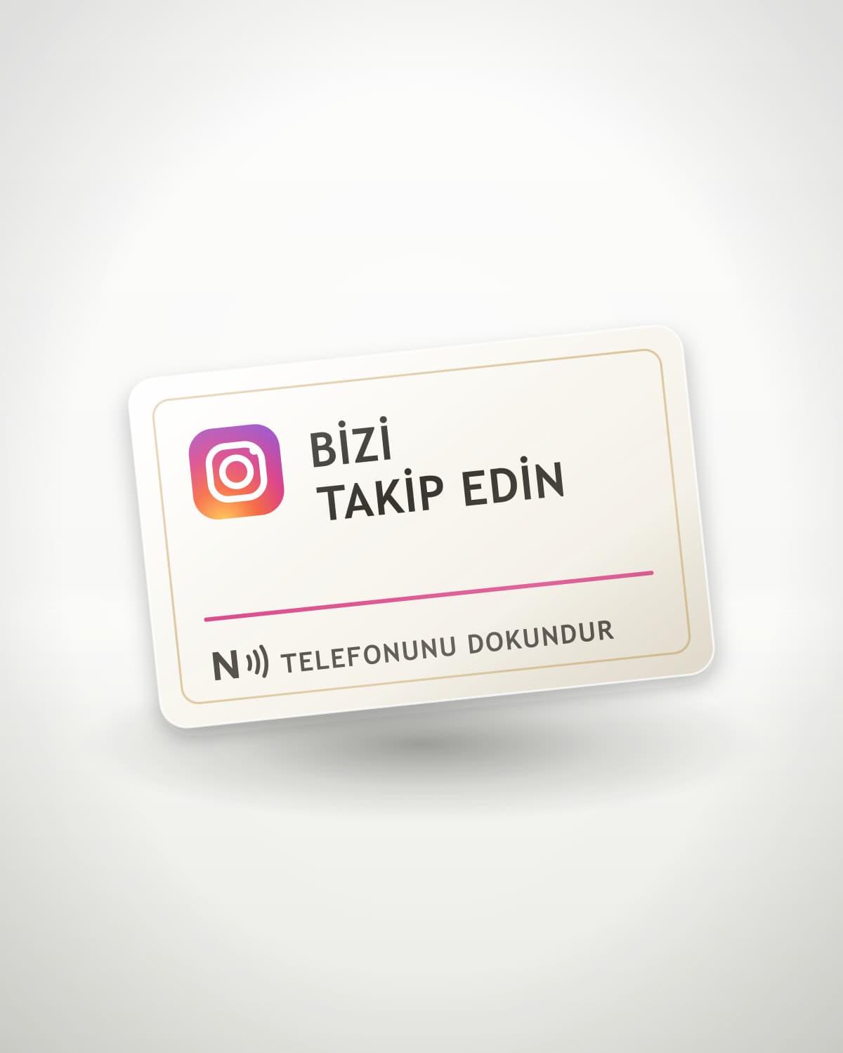 Instagram Takip NFC Kartı
