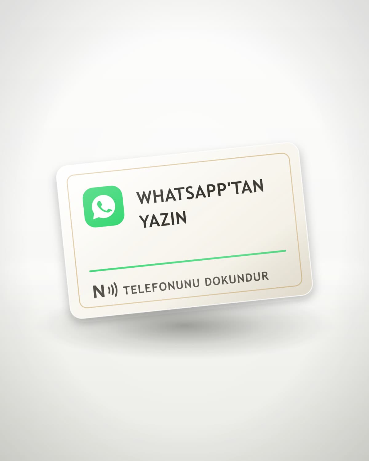 WhatsApp Mesaj NFC Kartı